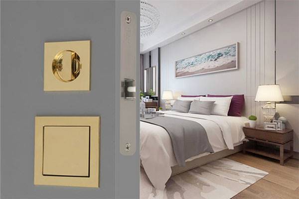 Врезные поворотные ручки для двери