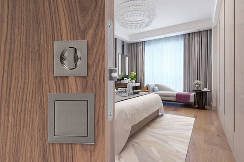 Врезные поворотные ручки для двери