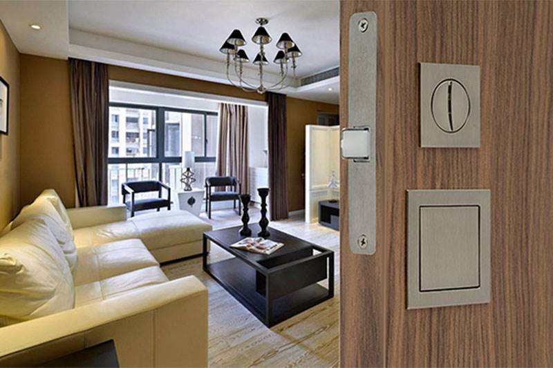 Врезные поворотные ручки для двери